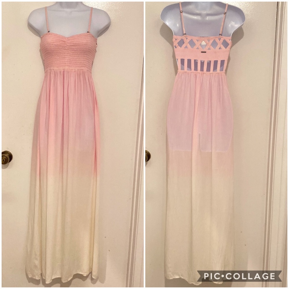 Element Pink Ombré Maxi Dress
